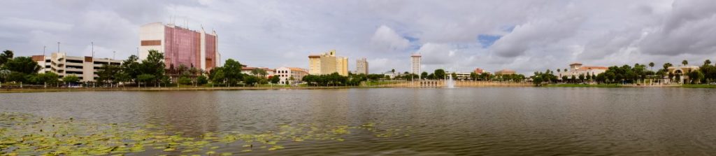 Downtown Lakeland FL Overlooking Mirror Lake